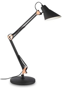 Ideal Lux - Stolná lampa 1xE27/42W/230V čierna