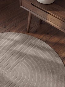 Vikosa, Kusový koberec Vikosa Arcura 106270 Light Grey kruh, 150x150 (priemer) kruh, šedá, obývacia izba
