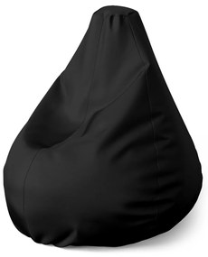 Sablio Sedací vak Pear Čierna - 70 x 95 x 15 cm