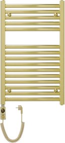 Mexen Helios, elektrické vykurovacie teleso 800 x 500 mm, 300 W, zlatá lesklá, W103-0800-500-2300-50