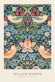 Obrazová reprodukcia Strawberry Thief (Special Edition Classic Vintage Pattern) - William Morris, (26.7 x 40 cm)