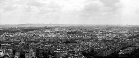Obraz - Strechy domov v Paríži (120x50 cm)
