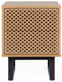 Nočný stolík v dubovom dekore Woodman Camden Diamond