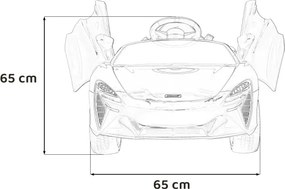 Detské elektrické autíčko McLaren Artura 4×4 čierne