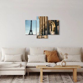 Obraz z Trocaderského námestia, Paríž (90x60 cm)