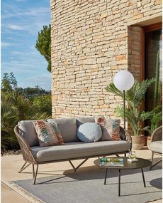 Čierny konferenčný stôl Kave Home Ulrich, ⌀ 70 cm