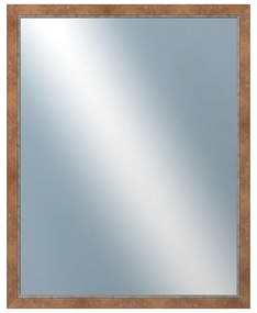 DANTIK - Zrkadlo v rámu, rozmer s rámom 40x50 cm z lišty TOMAS medená (2937)