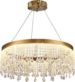 Toolight Toolight, LED stropné osvetlenie 60cm, 24W, 4000K, APP1731-1CP, zlatá, OSW-04342