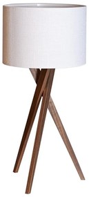 ByRydens 4002720-6003 - Stolová lampa VEGA 1xE27/8W/230V biela/orech