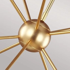 Feiss FE-JAX10-BB - LED Luster na tyči JAX 10xG9/3W/230V zlatá