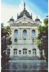 Gario Diamantové maľovanie Spievajúci fontána v Košiciach Rozmery: 40 x 60 cm, Rámovanie: Iba zrolované plátno, Diamanty: Štvorcové
