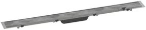 Sprchový žľab Hansgrohe RainDrain Rock 80 cm nerez 56031000