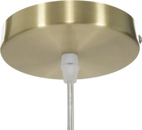 Závesný luster Glamy 46 cm biely/zlatý