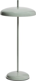 Svetlozelená LED stolová lampa so stmievačom s kovovým tienidlom (výška 35 cm) Porte – Kave Home