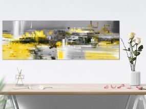 Artgeist Obraz - Yellow Andromeda (1 Part) Narrow Veľkosť: 120x40, Verzia: Premium Print