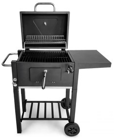 MODERNHOME Záhradný gril s krytom a teplomerom SI-64051S