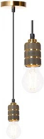 Toolight Toolight, závesná stropná lampa 1xE27 APP344-1CP, medená, OSW-08411