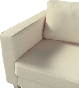 Poťah na sedačku Karlstad (nerozkladací, 3-miestny, krátky) farba produktu krémová látka lesklá, zapletaná