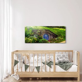 Obraz - Hobitína (120x50 cm)