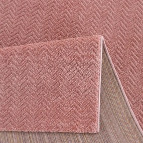 Dekorstudio Jednofarebný koberec FANCY 805 - ružový Rozmer koberca: 140x200cm