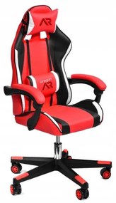 GAMING Herná stolička červeno-čierna + PODLOŽKA
