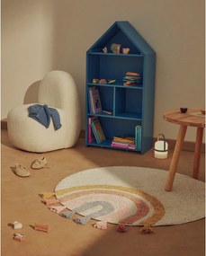 Slonovinový prateľný/ručne tkaný bavlnený detský koberec ø100 cm Tadea – Kave Home