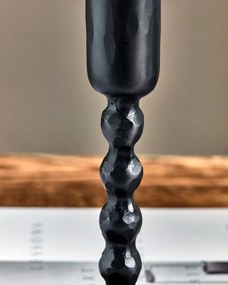 House Doctor Železný svietnik Mala Black 13,5 cm