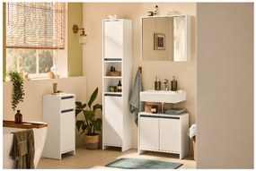 Livarno home Zrkadlová skrinka Oslo, biela  (100392111)