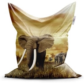 Sablio Sedací vak Slon Africký - 200x140 cm