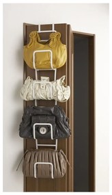 Biely vešiak na kabelky so 4 háčikmi YAMAZAKI Sapporo