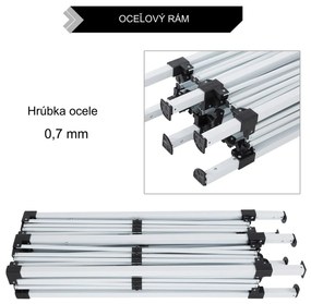 InternetovaZahrada Záhradný altánok 3x6 m - modrý