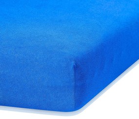 Froté prestieradlo s gumou AmeliaHome Ruby modré