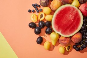 Fototapeta šťavnaté letné ovocie - 375x250