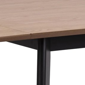 Actona Rozkladací jedálenský stôl Roxby 80/120 - dub / čierna