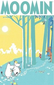 Plagát, Obraz - Moomins - Forest, (61 x 91.5 cm)
