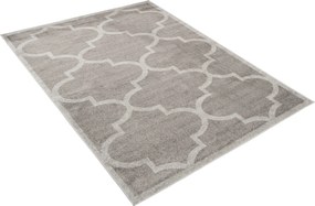 TA Koberec H161A TMAVO_ŠEDÁ/TMAVO_ŠEDÁ AZÚROVÁ Rozmer: 80x150 cm