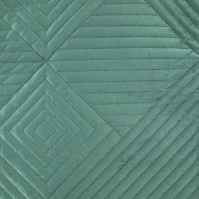 Dekorstudio Zamatový prehoz na posteľ SOFIA2 v tmavozelenej farbe Rozmer prehozu (šírka x dĺžka): 220x240cm