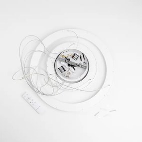 Brilagi - LED stmievateľný luster na lane FALCON SLIM LED/68W/230V pr. 50 cm biela + DO