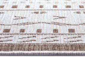 NORTHRUGS - Hanse Home koberce Kusový koberec Twin Supreme 105449 Kuba Linen – na von aj na doma - 80x350 cm