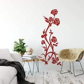 Nálepka na stenu - Ornament s kvetmi