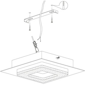 Eglo 99324 - LED Stropné svietidlo FRADELO 4xLED/4W/230V