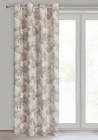 ZÁVES NA KRÚŽKOCH DEMI 140X250 CM VZOROVANÁ