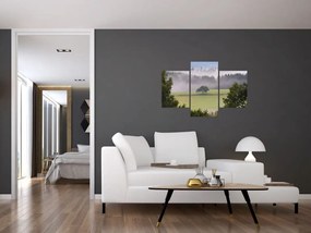 Obraz lúky so stromom (90x60 cm)