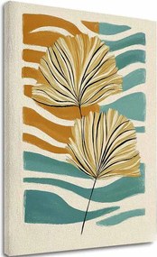 Obraz na plátne Golden Letter - Minimalistický motív