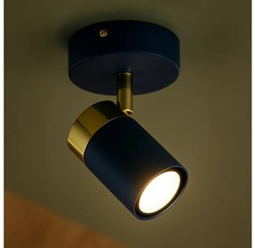 Brilagi - Nástenné bodové svietidlo POKER 1xGU10/25W/230V modrá