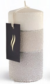 Parafínová svíčka Milano 17,5 cm béžová