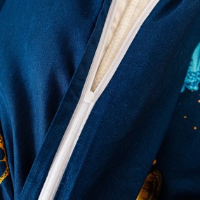 Obliečky z mikrovlákna ROYAL BUTTERFLY modré Rozmer obliečky: 70 x 80 cm | 140 x 200 cm