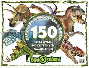 Zabávaj sa a nalepuj zas a znova! Dinosaury