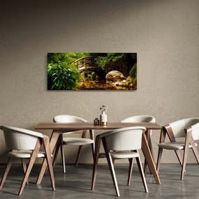 Obraz - Most cez riečku (120x50 cm)