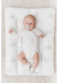 Prebaľovacia podložka mäkká New Baby Emotions biela 85x70 cm